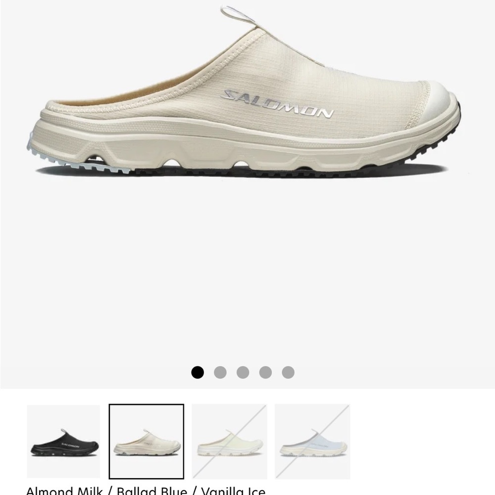 Salomon Men's Shoes in Almond Milk